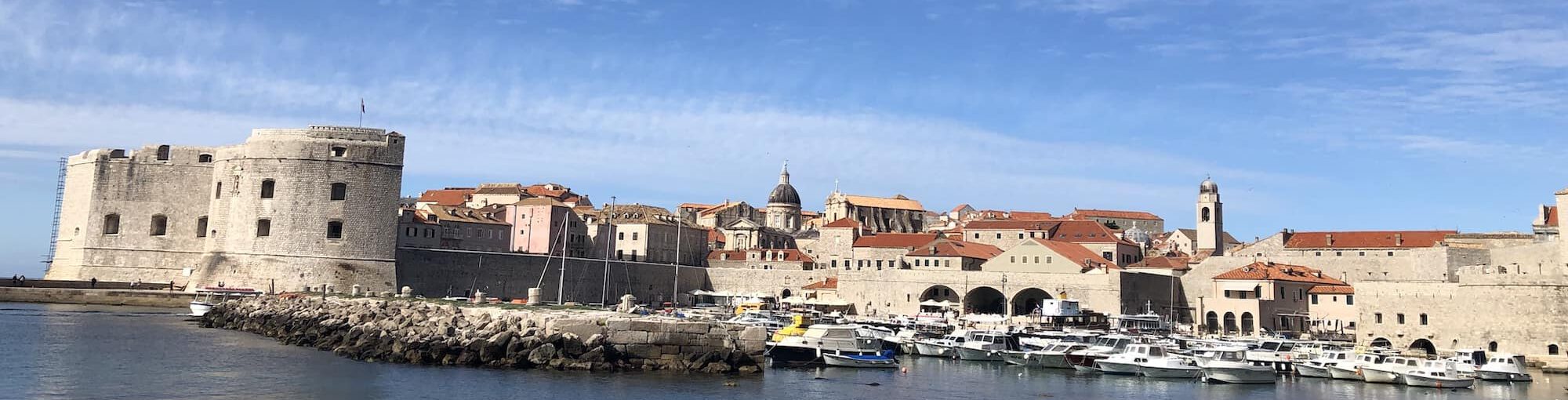 Dubrovnik old town harbor