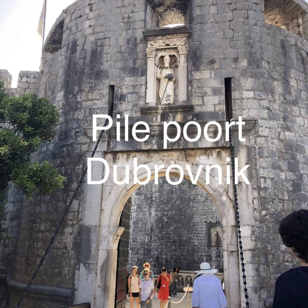 Dubrovnik Pile poort