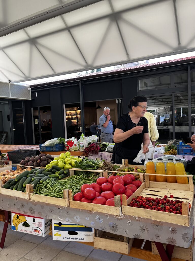Op de markt in Dubrovnik